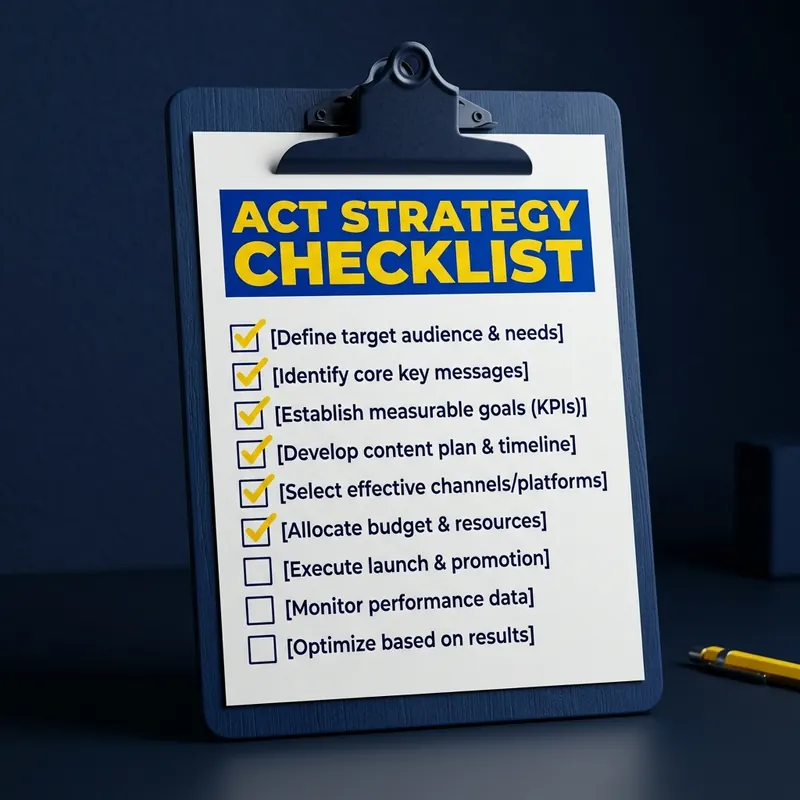 ACT Strategy Checklist cover